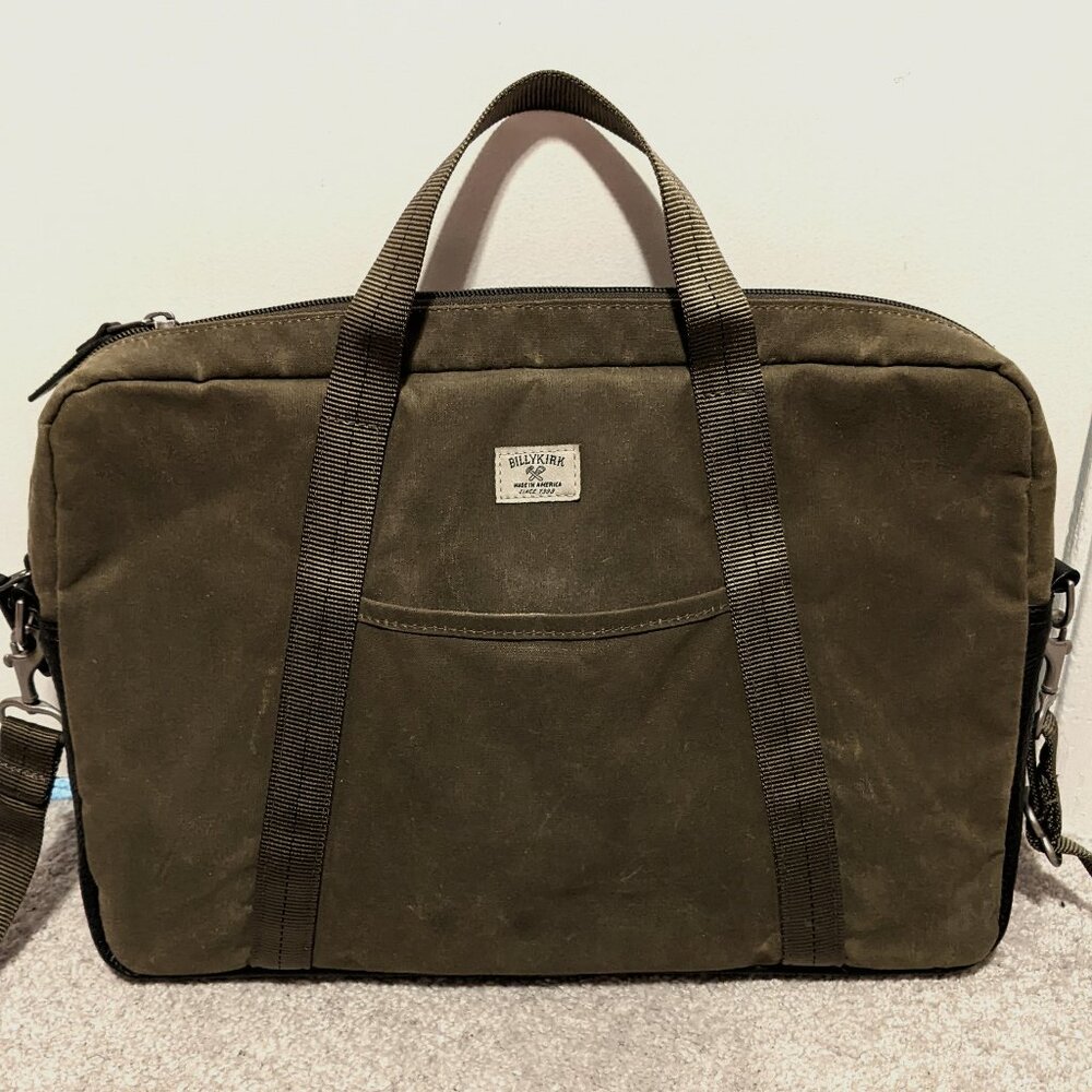 BillyKirk  No. 508 Standard Issue Slim Briefcase - Made in the U.S.